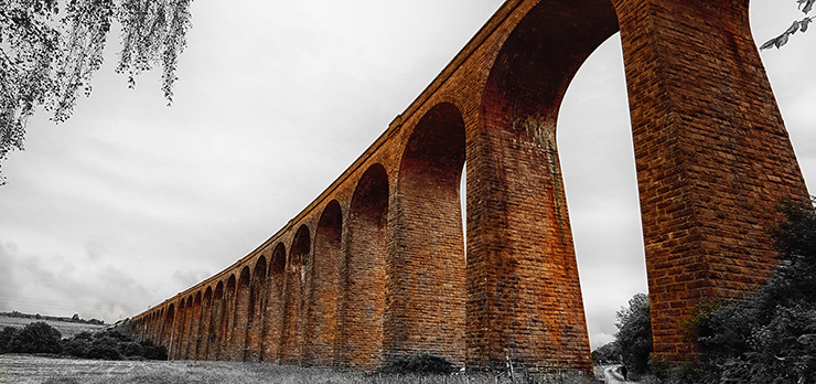 Culloden Viaduct in Schottland von Kurt Flückiger Photography